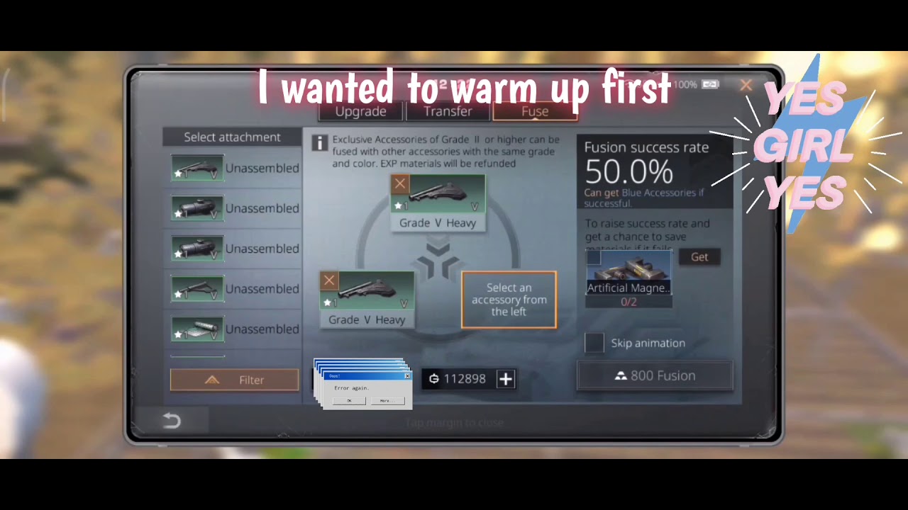 How not to fuse purple knob XD - Lifeafter Season 3