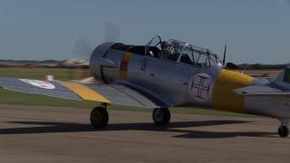 North American Harvard & DH Chipmunks At Duxford: Meet The Fighters 2016