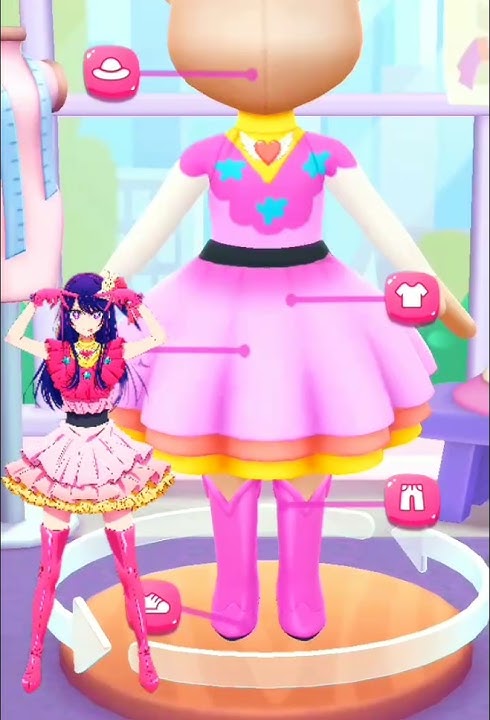 #Ai Hoshino makeover by my talking angela 2💗✨#oshinoko #cosplay #shorts