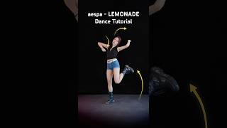 aespa - LEMONADE dance tutorial, slowed, mirrored, with SingSinging #aespa_lemonade @aespa