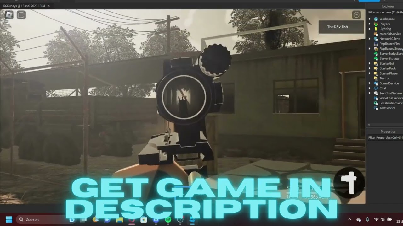 FREE Advanced Army Militair Gun System ACS Engine Map Roblox 