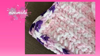 DIY. Magnifique Plaide au Crochet Pour Bébé //  Lovely Crochet Blanket for Baby