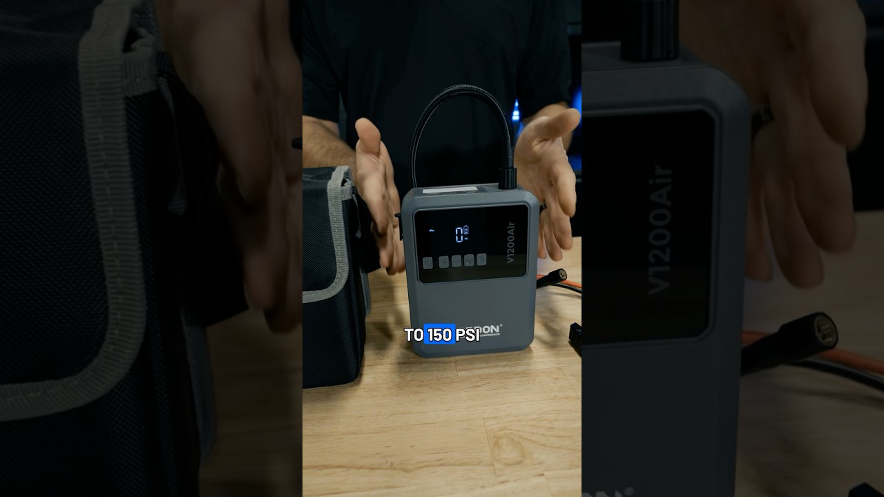 V1200Air Jump Starter and Air Compressor from TOPDON!