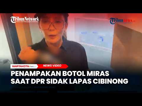 Penampakan Botol Miras saat DPR Sidak Lapas Cibinong, Rieke Diah: Baru Era Prabowo Terbongkar