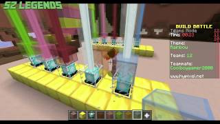 Minecraft/hypixel Build Battle Teams/ w/ Coolboygamer2000 / ATTACKING CHICKKENENNNSS