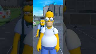 Reviewing The Simpsons Mod in Bonelab #vr #bonelab #funny #simpsons