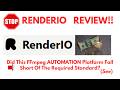 RenderIO Review- Should This FFmpeg AUTOMATION Platform Be Used At ALL Or NOT??See(Do not Use Yet