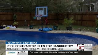 VIDEO: Lowcountry pool contractor files for bankruptcy, customers still out thousands