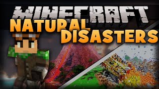 Minecraft: NO Mods! METEORS, Earthquakes, FIRE! | Natural Disasters [One Command Creation]
