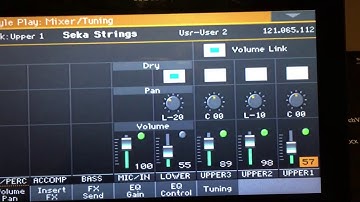 Korg PA4x Volume Link BUG OS 1.20