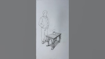 How To Draw a TABLE ☕️ #drawing #foryou #shorts