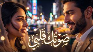صوتك قلبي ❤️ | أغنية حب عربية AI Cover Song 2026 | Full Lyrics + Arabic Love Song