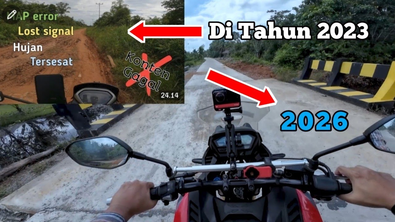 Kondisi Terkini Jalan Desa Durian Sei Ambawang, Jalan Yang Menghubungkan Desa - Desa Terisolir.