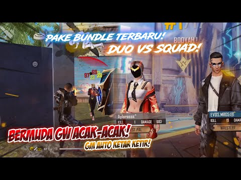 DUO VS SQUAD BARENG AYANG PAKE BUNDLE TERBARU!! DI SEMANGATIN AYANG LANGSUNG NAMBAH DAMAGE!!!