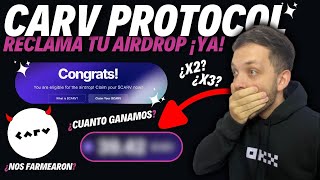⚠️ Como RECLAMAR AIRDROP de Carv Protocol Después de 8 Meses ¿Vale la Pena?