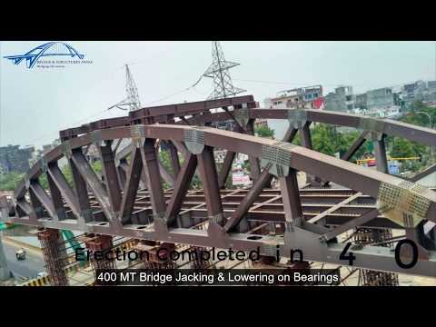 Truss Bridge Erection- Delhi Metro (DMRC)