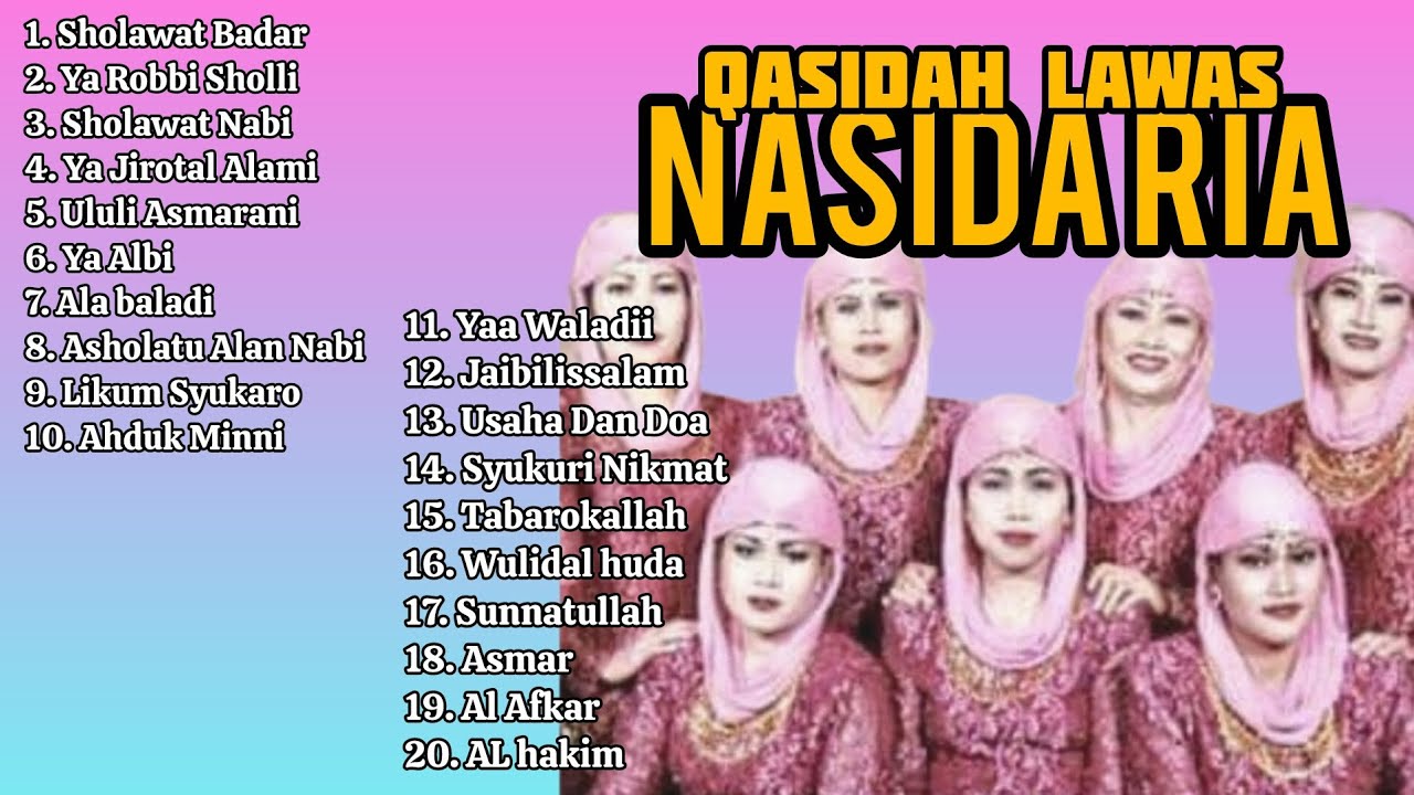 [Tanpa iklan] QASIDAH NASIDA RIA LAWAS | LAGU ISLAMI JAMAN DULU | LAGU NIKAHAN