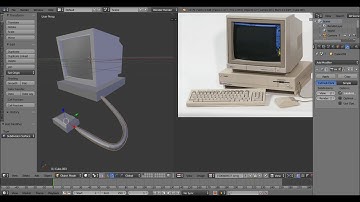 Modeling A Commodore Amiga With Blender Bach (Part 1 - The Modeling Process)