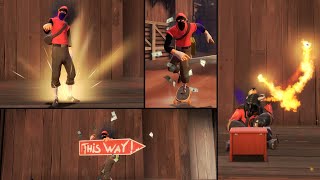TF2 Showcase: Unusual Scorchers Solo, Boston Boarder, Spin-to-Win & Fist Bump!
