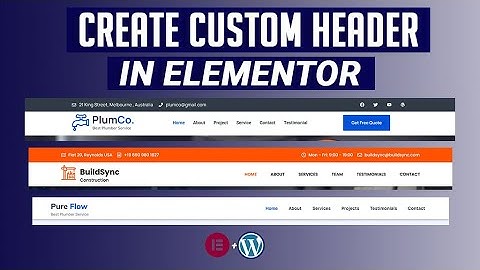 Quick Elementor Custom Header Tutorial | Full Step-by-Step Guide