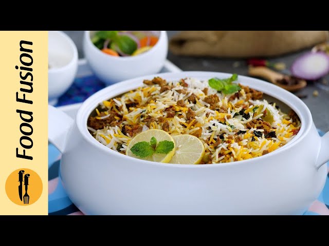 Smoky Keema Biryani Recipe By Food