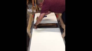 How To Replace A Sling Fabric On A Head Rest Chaise Lounge