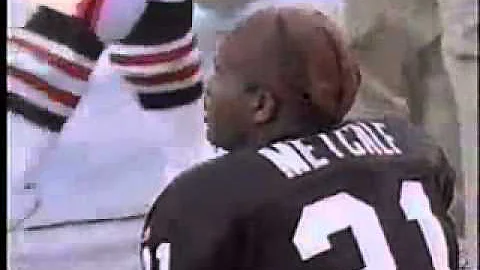 Eric Metcalf 2 Punt Returns against Steelers
