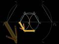 The Secret of the Perfect Hexagon #Hexagon #Geometry #MathAnimation #Manim #GeoConstruction