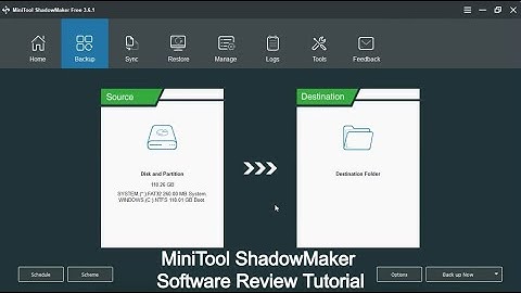 MiniTool ShadowMaker Backup Tool - Software Review Tutorial