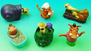 1996 THE LION KINGS TIMON and PUMBAA WORLD OF BUGS set of 6 KFC COLLECTIBLE TOYS VIDEO REVIEW