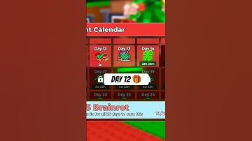 Day 12 of opening the Advent Calendar on steal a brainrot 😳🎁 #roblox #stealabrainrot