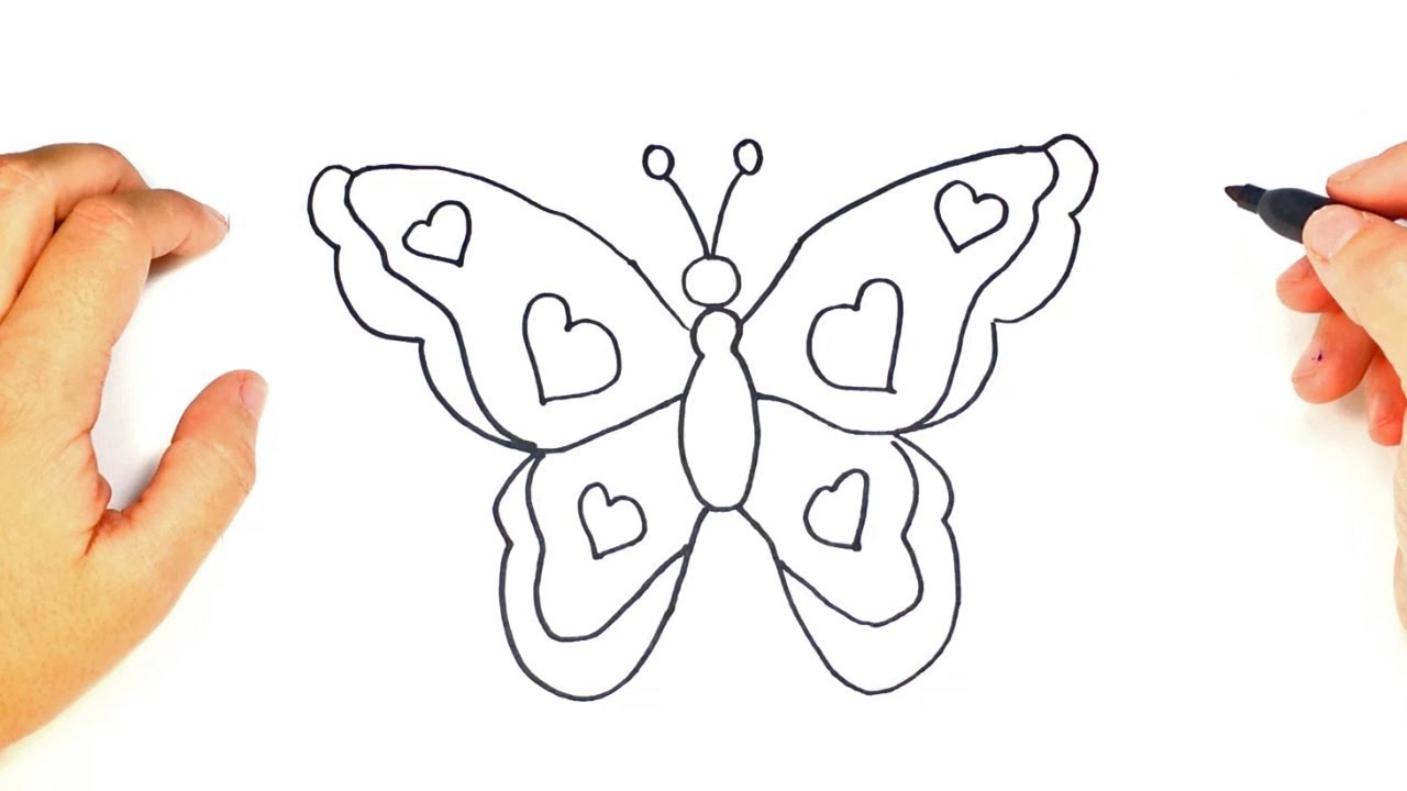 Featured image of post Como Dibujar Una Mariposa Facil Para Niños