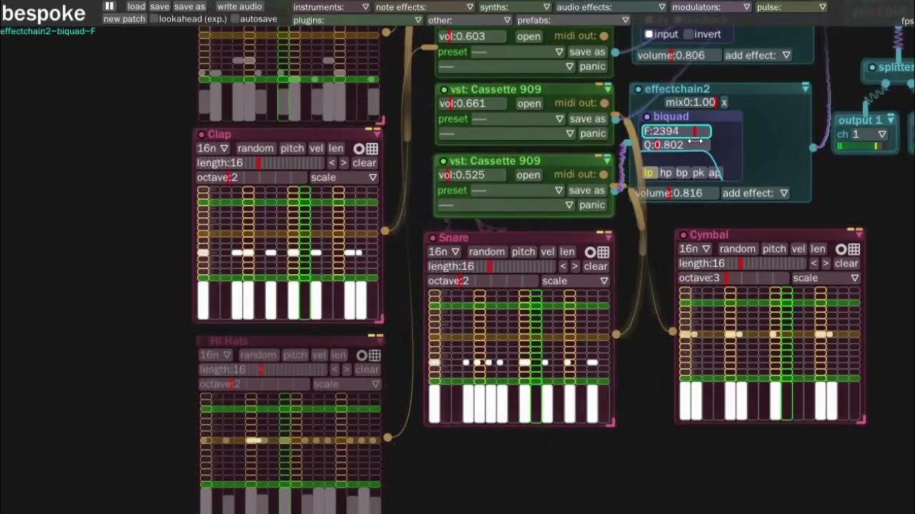 Bespoke Synth 909 Jam (August 2023) YouTube