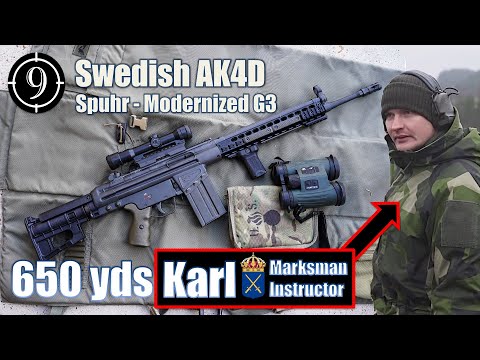 AK4D [Modernized G3] 650yds: Practical Accuracy (Feat. Karl | Swedish Army Weapons Instructor)
