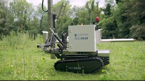 PEG® DRIVE - Autonomous GPS Controlled Pile Driving Machine