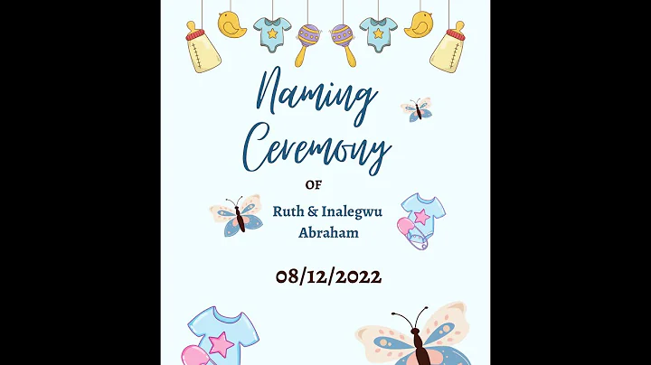 NAMING CEREMONY OF RUTH & INALEGWU ABRAHAM | RICHM...