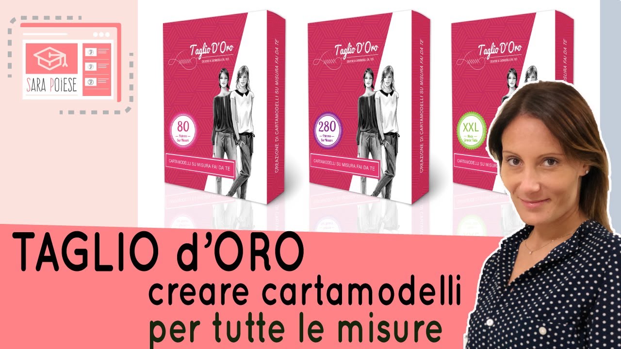 Guida completa◉ Taglio d'Oro | creare cartamodelli per tutte le misure | in sartoria con Sara Poiese