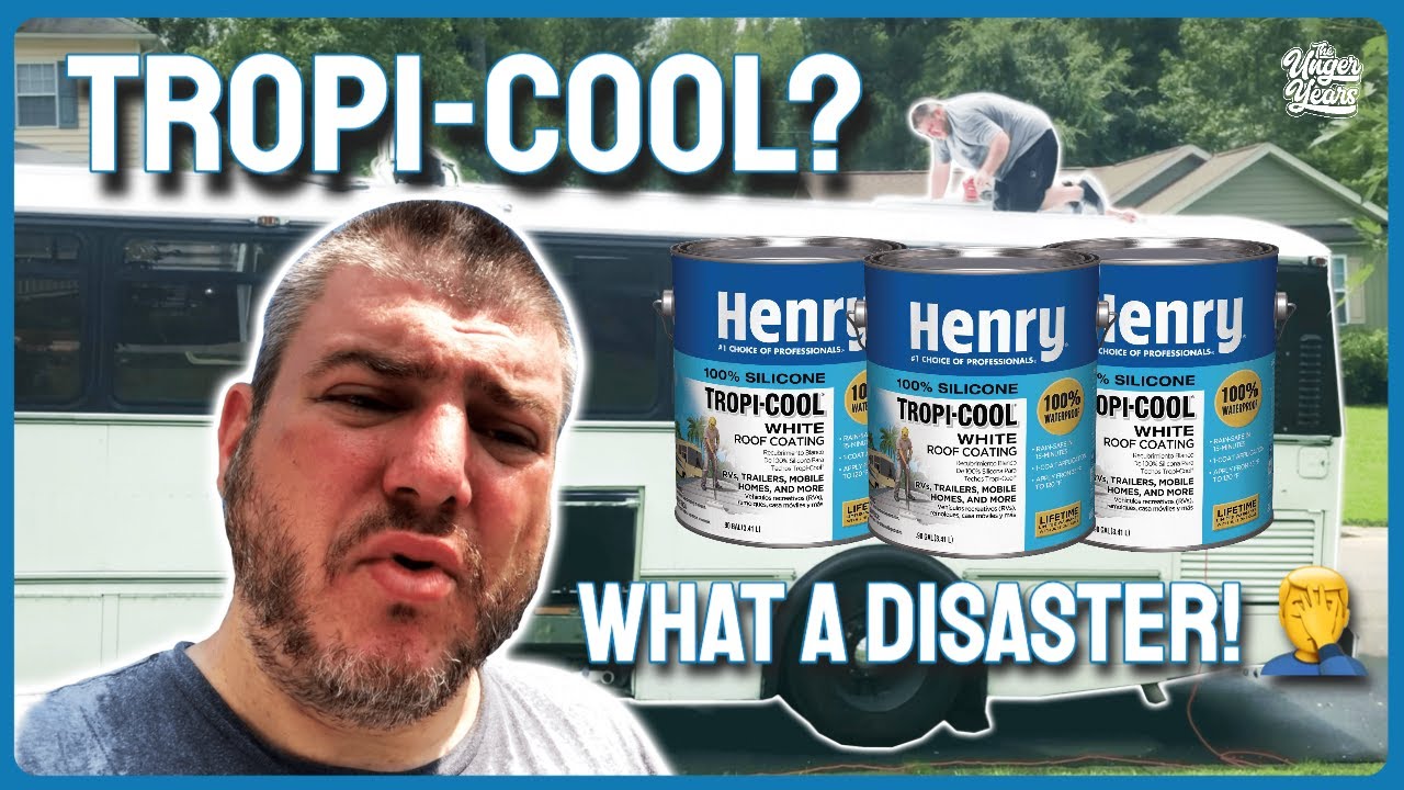 Painting My Bus Roof With Henry Tropicool 😡It didn't end well YouTube