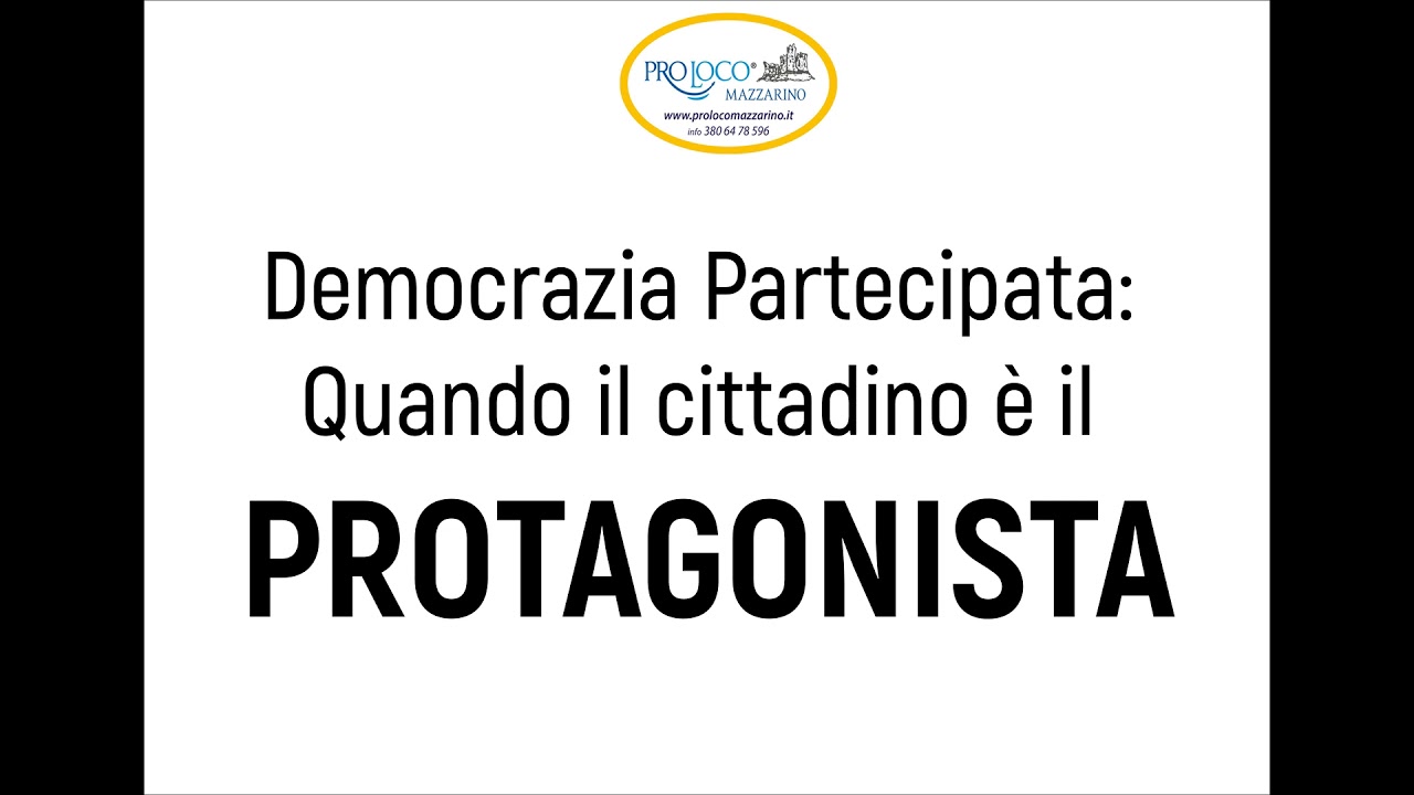 Elezioni Democrazia Partecipata 2019 YouTube