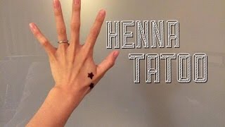 ”超簡単”消えるタトゥー”ヘナタトゥーデザインと染め方”＊HENNA TATOO/