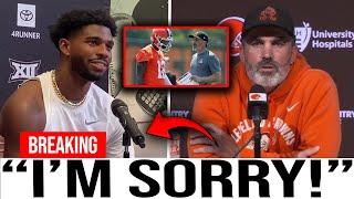 2 MINUTES AGO: Kevin Stefanski’s APOLOGY to Shedeur Sanders SHOCKS Team Before Bengals Match!