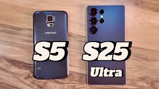 Samsung Galaxy S5 Vs Samsung Galaxy S25 Ultra