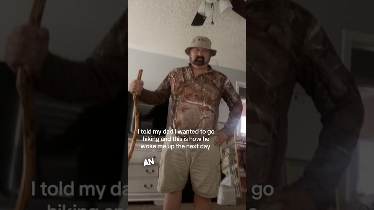 This dad can’t wait to go hiking 😂