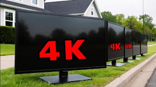 Roadside Trash 50 4K Tv Monitor