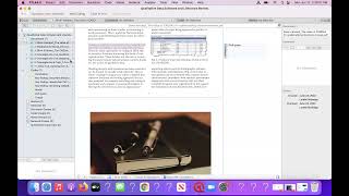 Using ATLAS ti to assist in literature reviews