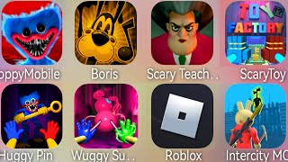 Piggy Intercity Siren,Scary Toy,Roblox,Huggy Pin,Scary Teacher,Poppy Moblie,Mommy Long Leg,Boris screenshot 4
