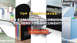 Ultimate Guide to the Best Top 5 Expanding Accordion File Folders For Documents - A4 Accordion File