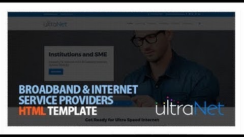 UltraNet - Broadband & Internet Service Providers HTML Template | Themeforest Templates
