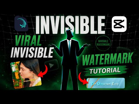 HOW TO ADD INVISIBLE WATERMARK IN CAPCUT 🤯🎬 / VIRAL GLOWING WATERMARK 