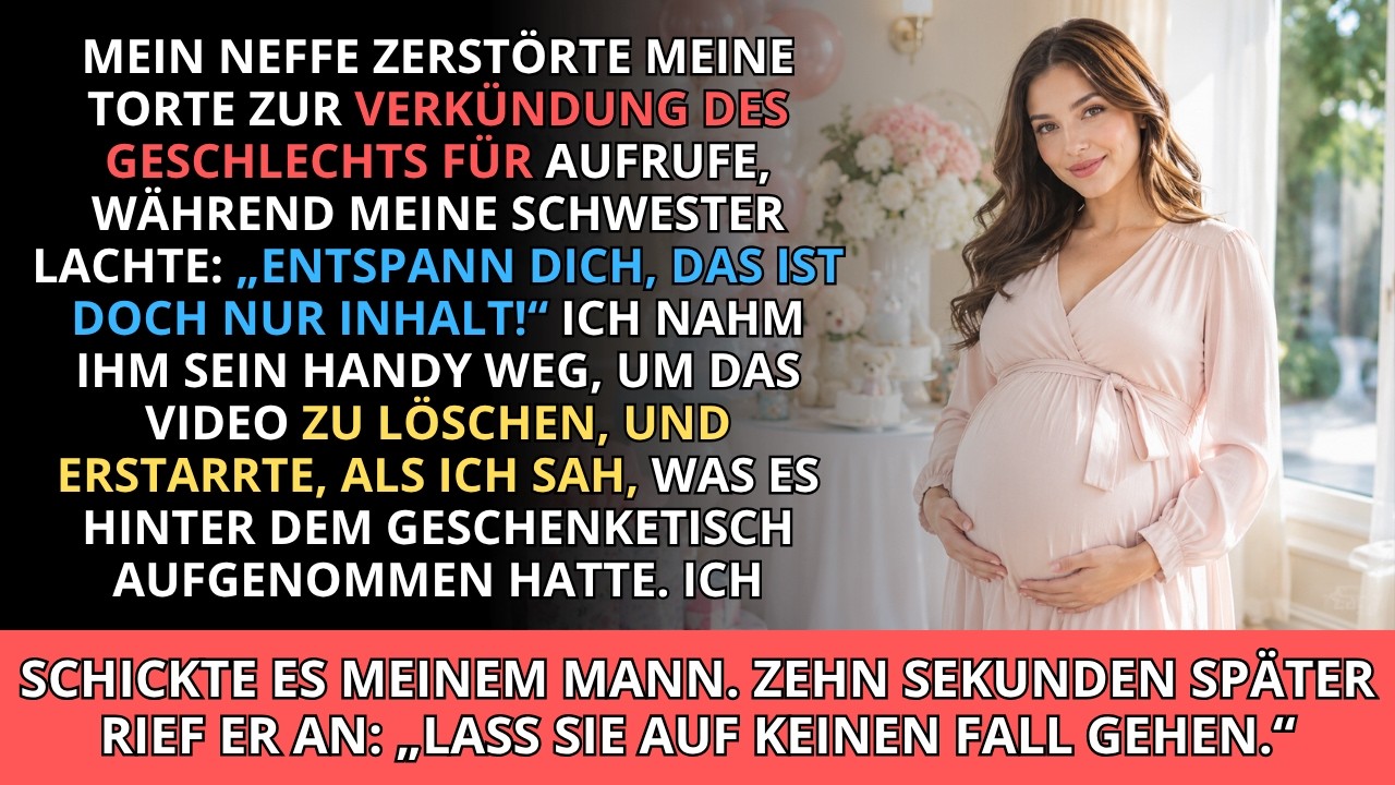 Ich stand in unserem Garten, die blauen Ballons stiegen auf, und für drei Sekunden war mein Leben perfekt. Dann sprang meine Schwester mit laufender Kamera vor uns und rief: „Wir müssen das noch...